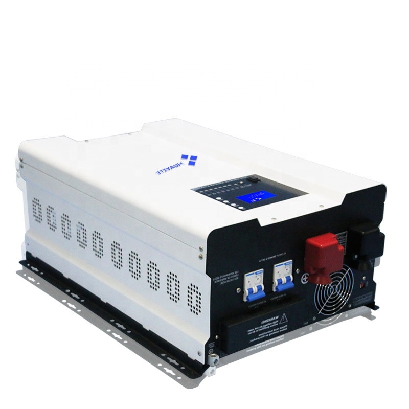 Off Grid Solar Inverter 48V 6000W - เครื่องแปลงไฟพลังงานแสงอาทิตย์แบบไฮบริด 6000W 48V ระบบออนกริด-ออฟกริด อินเวอร์เตอร์คลื่นไซน์บริสุทธิ์ 240VAC