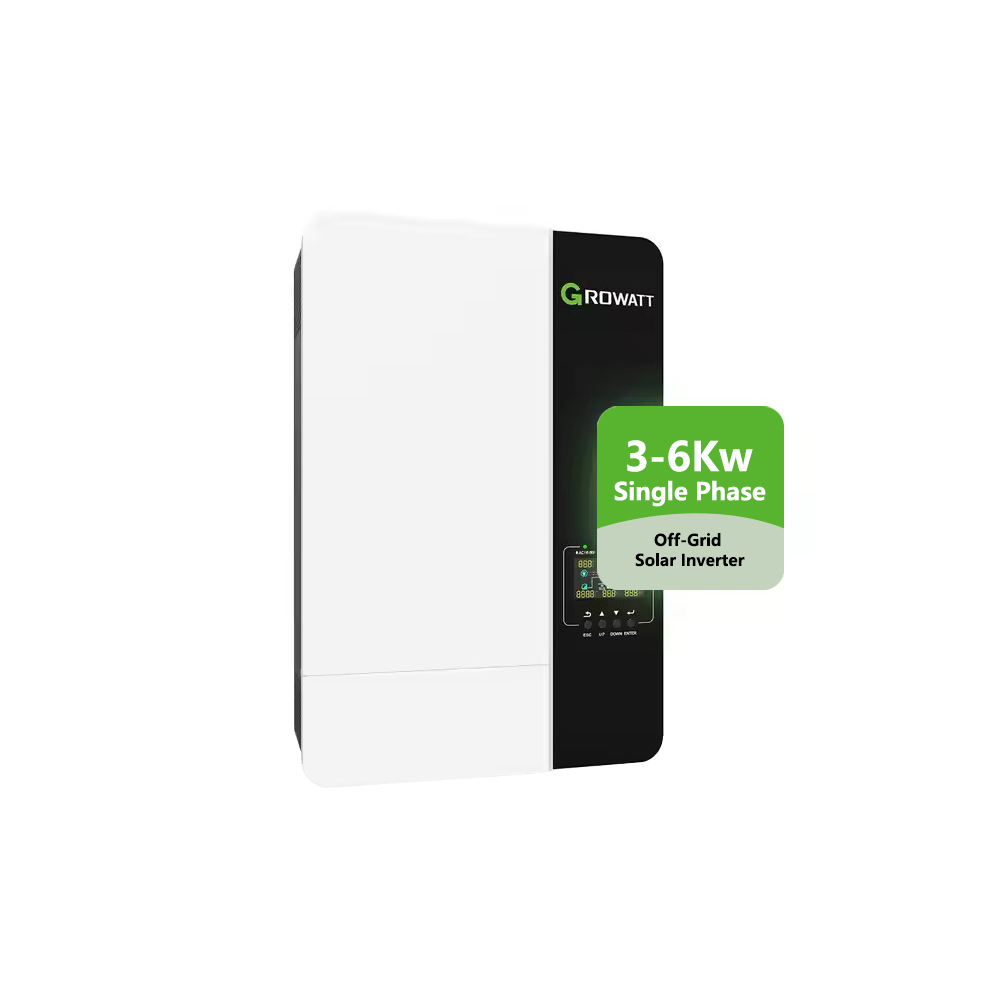 Off Grid Solar Inverter 48V 6000W - อินเวอร์เตอร์พลังงานแสงอาทิตย์ Growatt 48V 5000w 6000w คลื่นไซน์บริสุทธิ์