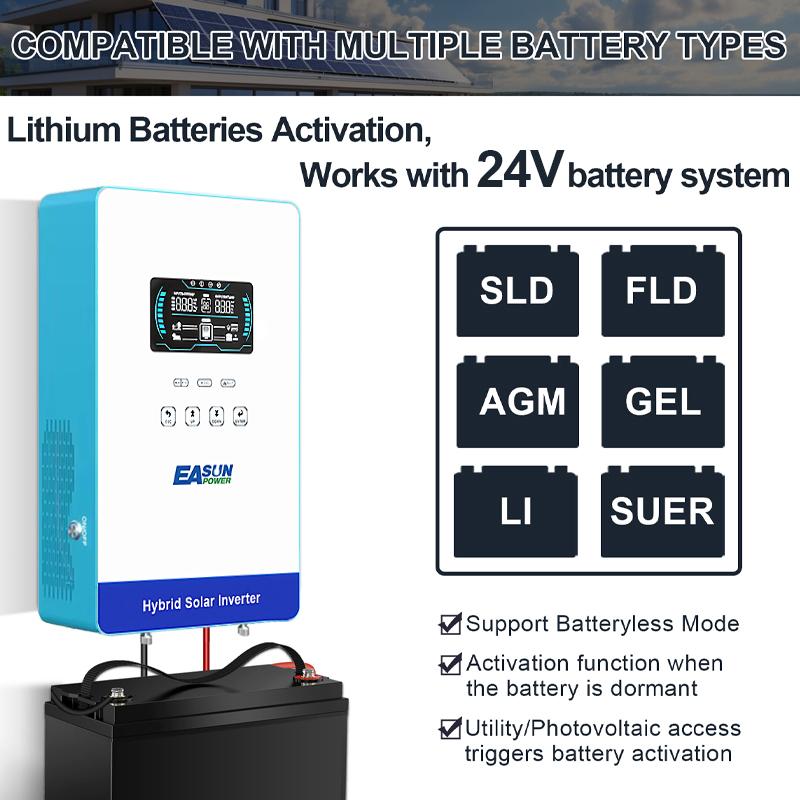 EASUN POWER อินเวอร์เตอร์ไฮบริ - Grid Tie Inverter Limiter 2000W บทวิจารณ์และราคา