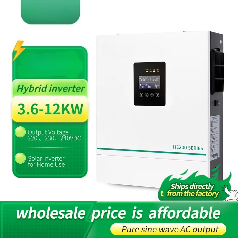 อินเวอร์เตอร์พลังงานแสงอาทิตย์ - Hybrid Solar Inverter 5.5Kw Mppt 48V บทวิจารณ์และราคา