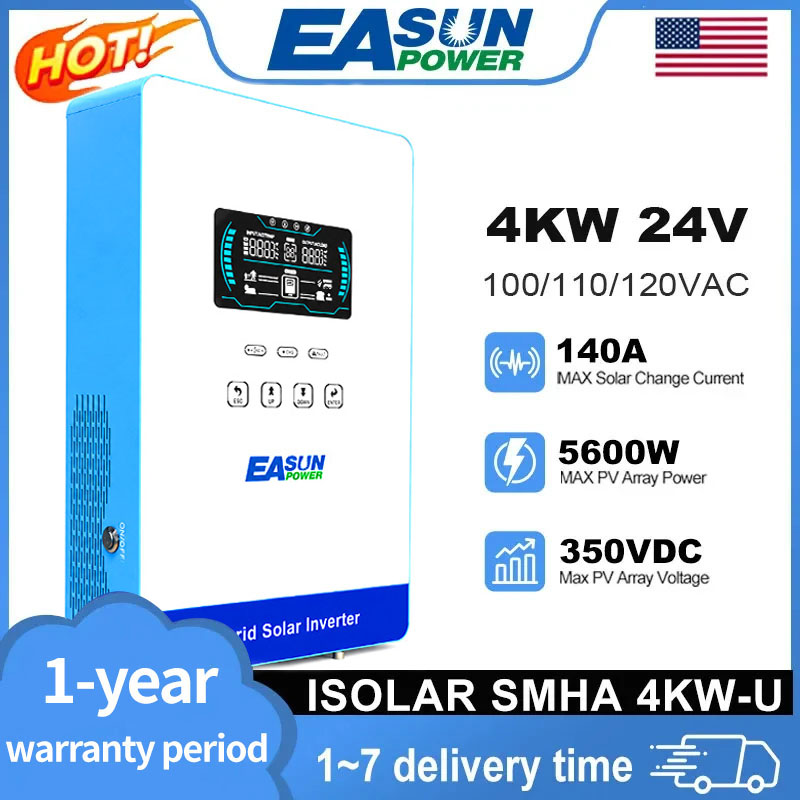 EASUN POWER อินเวอร์เตอร์ไฮบริ - Grid Tie Inverter Limiter 2000W บทวิจารณ์และราคา