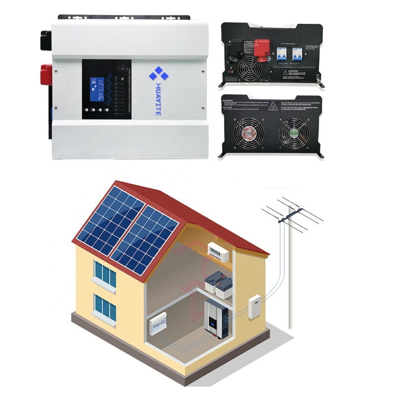 อินเวอร์เตอร์พลังงานแสงอาทิตย์ - Off Grid Solar Inverter 48V 6000W บทวิจารณ์และราคา