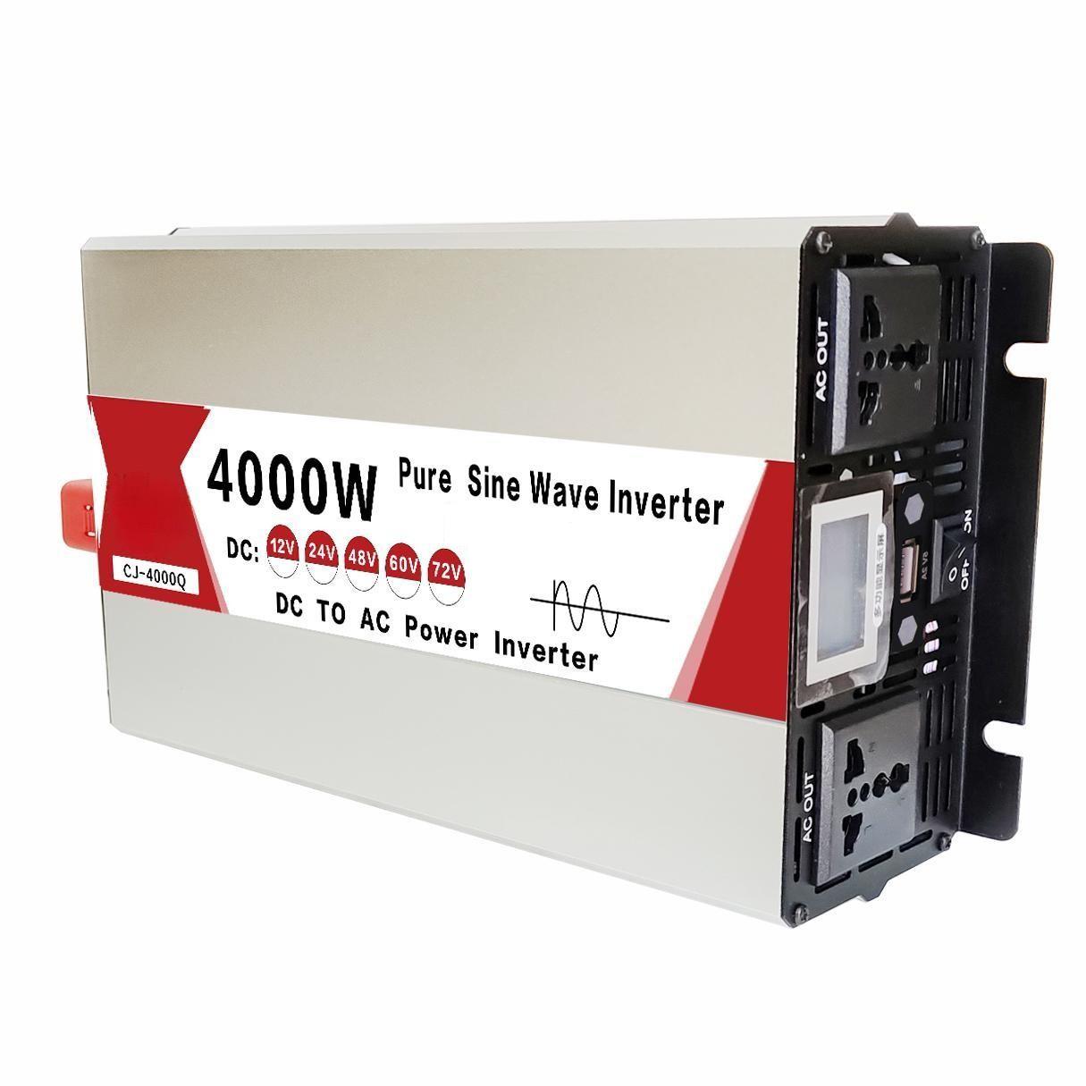 4000 W/5000 W/5500 W/3000 W Pu - Inverter Pure Sine Wave 60Hz 120V 3000W บทวิจารณ์และราคา